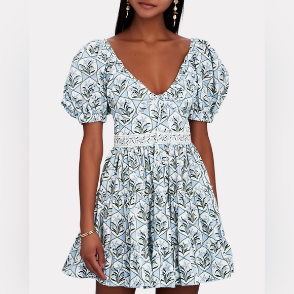 NWOT Agua by Agua Bendita Manzanilla Mini Dress - Picture 1 of 6